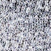 DB051- 11/0 Crystal AB Miyuki Delica Beads (50 Gm, 250 Gm)