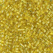 DB145- 10/0 Silver Lined Yellow Miyuki Delica Beads (50 Gm, 250 Gm)