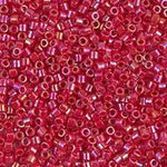 DB162- 10/0 Opaque Red AB Miyuki Delica Beads (50 Gm, 250 Gm)