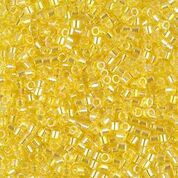 DB171- 10/0 Transparent Yellow AB Miyuki Delica Beads (50 Gm, 250 Gm)