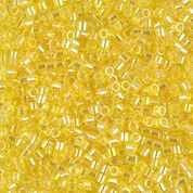 DB171- 11/0 Transparent Yellow AB Miyuki Delica Beads (50 Gm, 250 Gm)