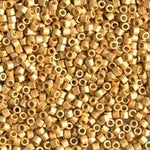 DB1832F- 10/0 Duracoat Galvanized Matte Gold Miyuki Delica Beads (50 Gm, 250 Gm)