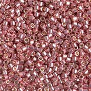 DB1839- 11/0 Duracoat Galvanized Dark Coral Miyuki Delica Beads (10 Gm, 50 Gm, 250 Gm)