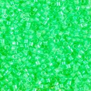 DB2040- 10/0 Luminous Mint Green Miyuki Delica Beads (10 Gm, 50 Gm, 250 Gm)