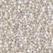 DB221- 10/0 Gold Lined White Opal Miyuki Delica Beads (50 Gm, 250 Gm)