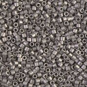 DBS321- 15/0 Matte Nickel Plated Miyuki Delica Beads (5 Gm, 50 Gm, 250 Gm)