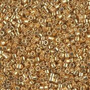 DB410- 10/0 Galvanized Yellow Gold Miyuki Delica Beads (50 Gm, 250 Gm)