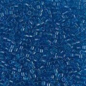 DBS714- 15/0 Transparent Capri Blue Miyuki Delica Beads (5 Gm, 50 Gm, 250 Gm)