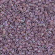 DBS857- 15/0 Matte Light Amethyst AB Miyuki Delica Beads (5 Gm, 50 Gm, 250 Gm)