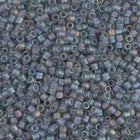DB863- 11/0 Matte Gray AB Miyuki Delica Beads (50 Gm, 250 Gm)
