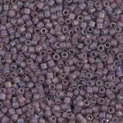 DBS869- 15/0 Matte Transparent Mauve AB Miyuki Delica Beads (5 Gm, 50 Gm, 250 Gm)