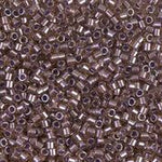 DB912- 10/0 Shimmering Taupe Lined Crystal Miyuki Delica Beads (50 Gm, 250 Gm)