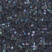 DB005- 11/0 Metallic Blue Iris Miyuki Delica Cut Beads (50 Gm, 250 Gm)