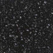 DB010- 10/0 Black Miyuki Delica Cut Beads (50 Gm, 250 Gm)