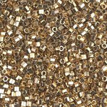 DB034- 10/0 Light 24 Karat Gold Miyuki Delica Cut Beads (50 Gm, 250 Gm)