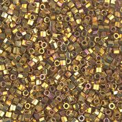 DB501- 11/0 24 Kt. Gold Iris Miyuki Delica Cut Beads (50 Gm, 250 Gm)