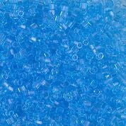 DB706- 10/0 Transparent Light Blue Miyuki Delica Cut Beads (50 Gm, 250 Gm)