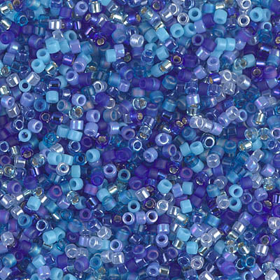 DBMIX-01- 11/0 Blueberry Pie Mix Miyuki Delica Beads (50 Gm, 250 Gm)