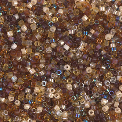 DBMIX-07- 11/0 Golden Grains Mix Miyuki Delica Beads (50 Gm, 250 Gm)