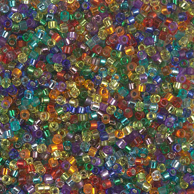 DBMIX-14- 11/0 Rainbow Mix Miyuki Delica Beads (50 Gm, 250 Gm)
