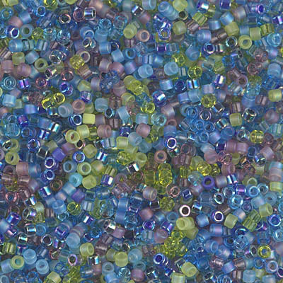 DBMIX-18- 11/0 Jeweltone Mix Miyuki Delica Beads (50 Gm, 250 Gm)