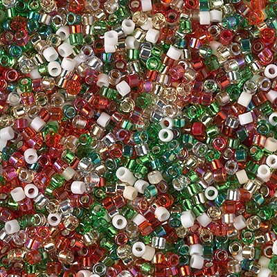 DBMIX-19- 11/0 Christmas Mix Miyuki Delica Beads (50 Gm, 250 Gm)