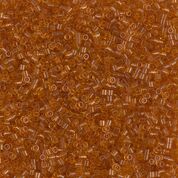 DB1101- 11/0 Transparent Marigold Miyuki Delica Beads (50 Gm, 250 Gm)