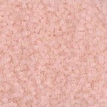 DB1263- 11/0 Matte Transparent Pink Mist Miyuki Delica Beads (50 Gm, 250 Gm)