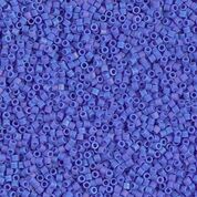 DBS1597- 15/0 Matte Opaque Cyan Blue AB Miyuki Delica Beads (5 Gm, 50 Gm, 250 Gm)
