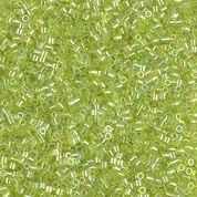 DBS174- 15/0 Transparent Chartreuse AB Miyuki Delica Beads (5 Gm, 50 Gm, 250 Gm)