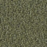 DBS391- 15/0 Matte Olive Luster Miyuki Delica Beads (5 Gm, 50 Gm, 250 Gm)
