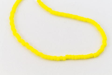 DBS751- 15/0 Matte Opaque Yellow Miyuki Delica Beads (5 Gm, 50 Gm, 250 Gm)