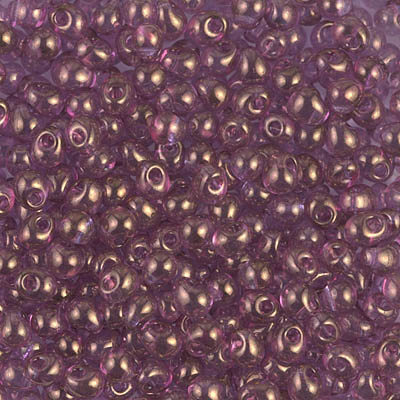 3.4mm Cinnamon Gold Luster Miyuki Drop Beads (125 Gm) #DP-2441