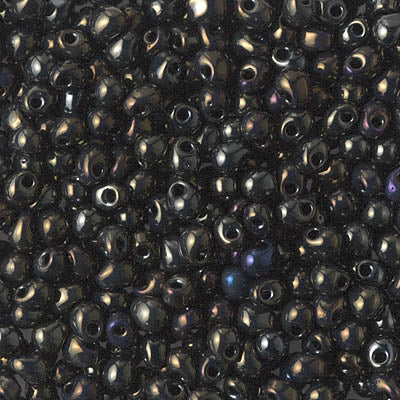 3.4mm Metallic Brown Iris Miyuki Drop Beads (125 Gm) #DP-458