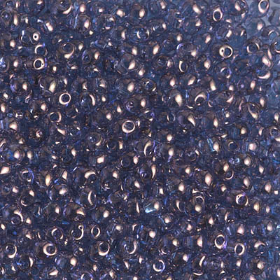 2.8mm Violet Gold Luster Miyuki Drop Beads (125 Gm) #DP28-1884