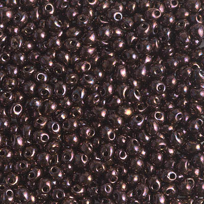 2.8mm Metallic Dark Raspberry Iris Miyuki Drop Beads (125 Gm) #DP28-457B