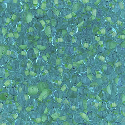 3.4mm Mint Green Lined Aqua Miyuki Drop Beads (125 Gm) #DPF-20
