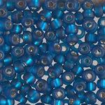 5/0 Matte Silver Lined Capri Blue Miyuki Seed Bead (250 Gm) #149S/F