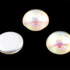 18mm Crystal AB Cabochon #FGA012