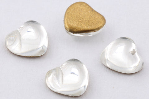 4mm Crystal Heart Cabochon #FGA094