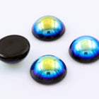 15mm Jet AB Cabochon #FGB011