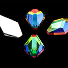 20mm x 12mm Vitrail Medium Hexagon Cabochon #FGB076