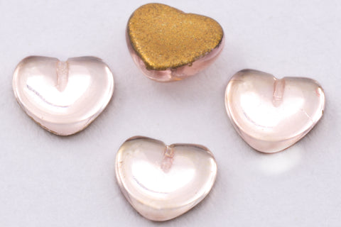 4mm Rose Heart Cabochon #FGB094