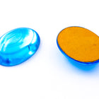 18mm x 25mm Aqua Oval Cabochon #FGD020-1