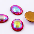 13mm x 18mm Ruby AB Oval Cabochon #FGD023