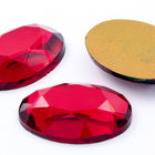 18mm x 25mm Ruby Rose Cut Oval Flat Back #FGF025