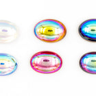 13mm x 18mm Ruby AB Oval Cabochon #FGD023