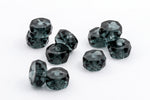 3mm x 6mm Transparent Montana Faceted Rondelle #GCH023