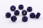 6mm Opaque Navy Fire Polished Crow Bead #GCO025
