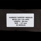 Size 1/0 Pony Harness Sewing Needle (25 Pcs) #TLZ010